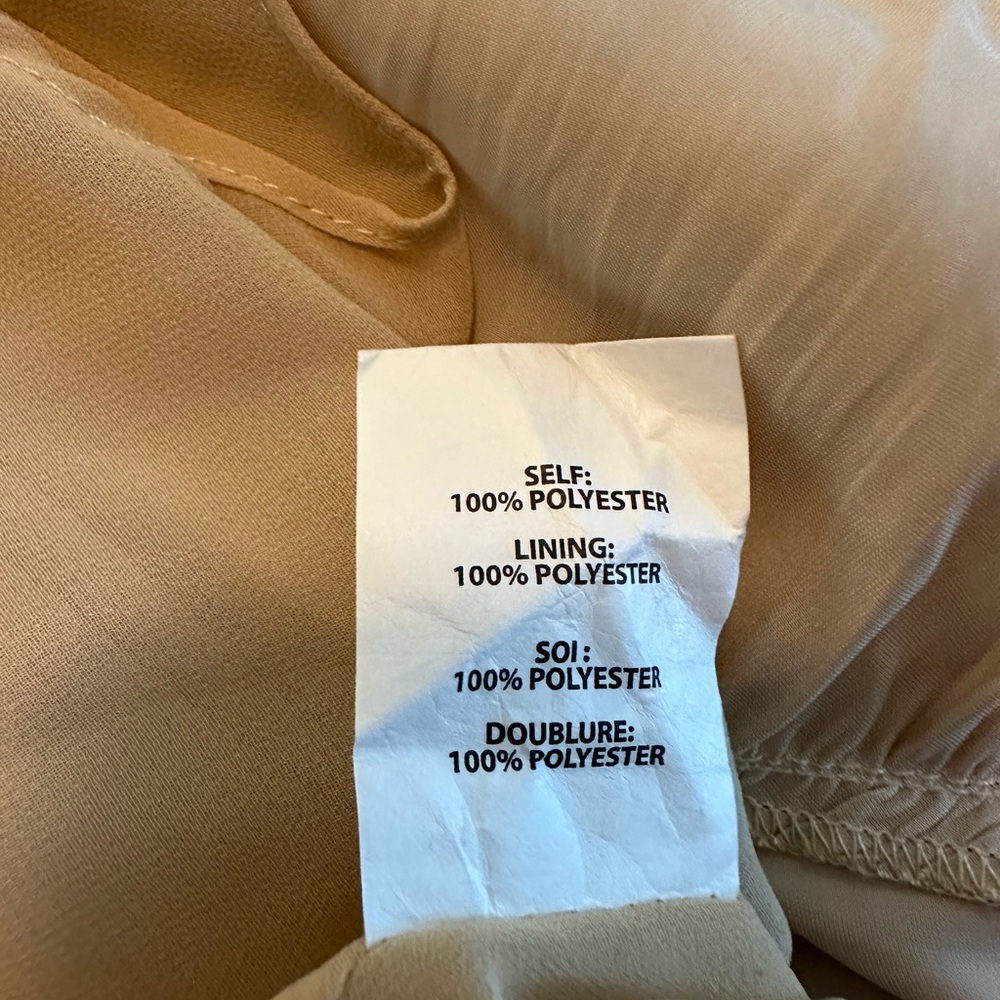 NWT Ramy Brook Beige Ruffled Maxi Dress - Picture 13 of 14